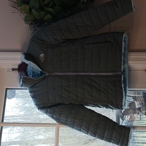 North Face Lined quilted jacket